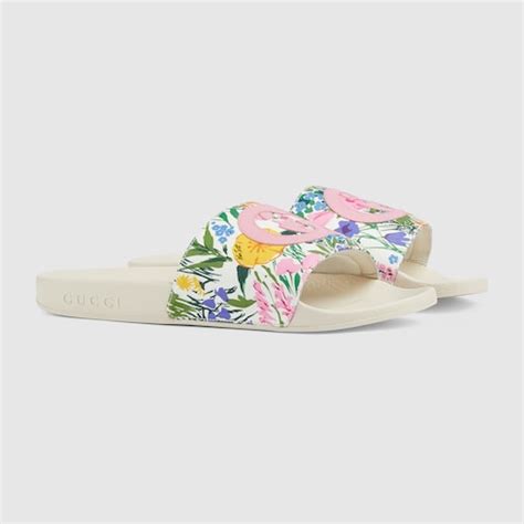 ken scott gucci slide|Ken Scott print women's slide sandal .